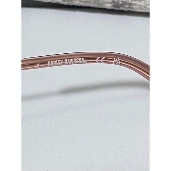 NEW Harley Davidson Shiny Rose Gold stainless Steel Eye Glasses
